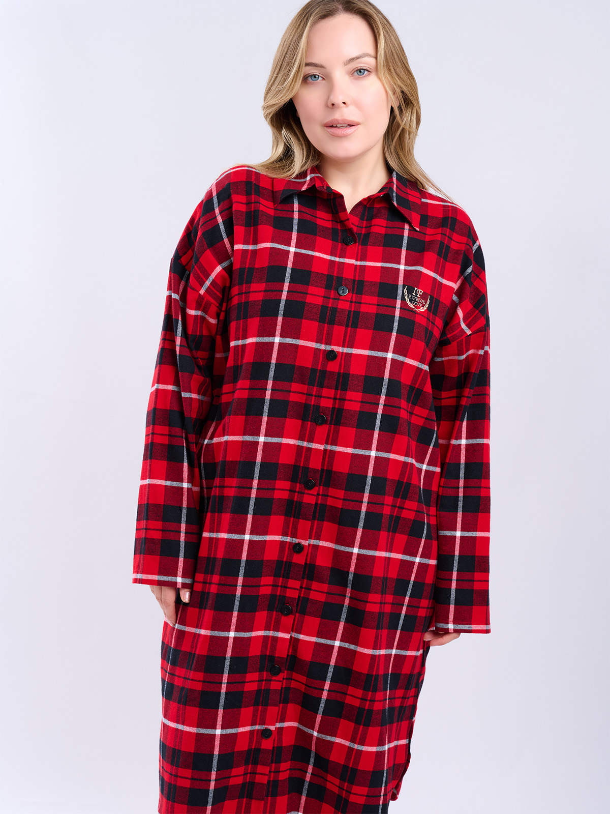 Сорочка домашняя Indefini (Арт. 5200SDX) Сорочка домашняя Indefini (Арт. 5200SDX)